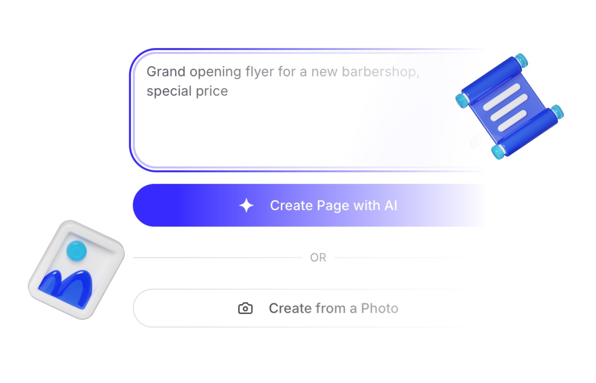 Build Pages Instantly with AI